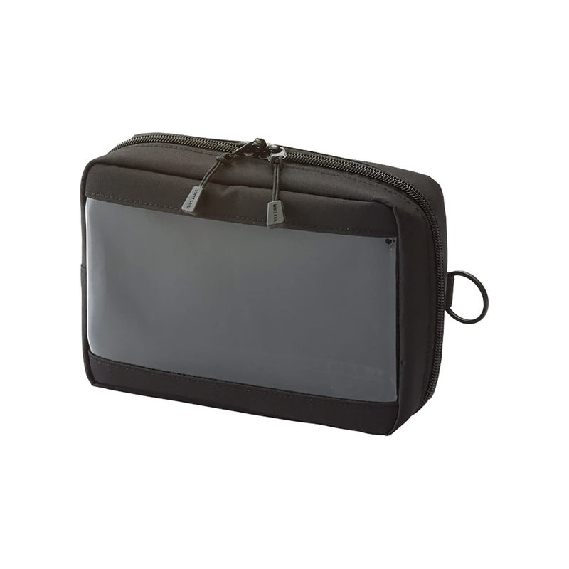 LIHIT LAB LIHITLAB Bulky Clear Marker Case, 5.1 x 7.1 x 2.4 inches, Black (F7582-24) - Image 1